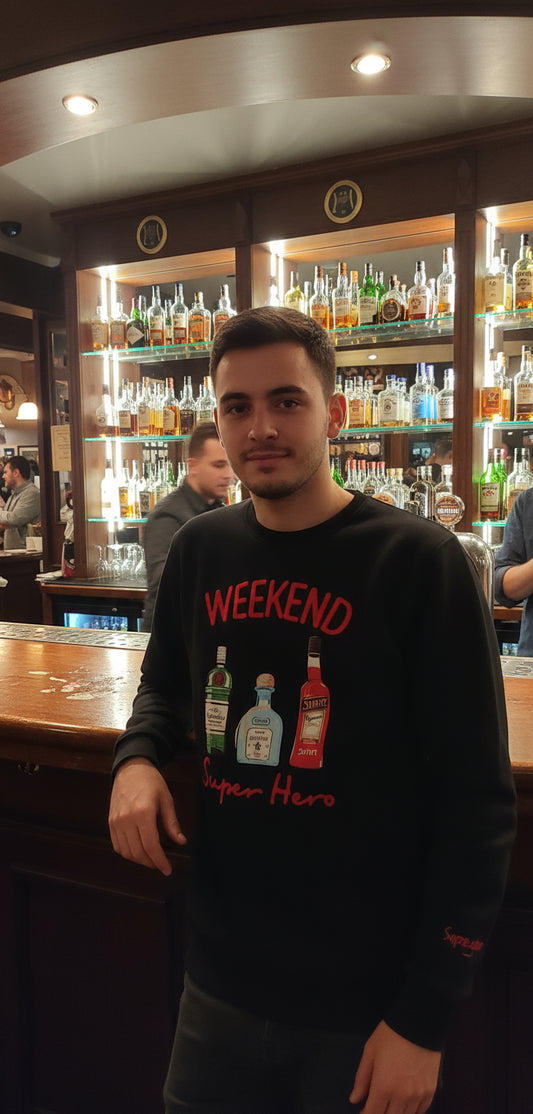 Felpa Weekend Super Hero